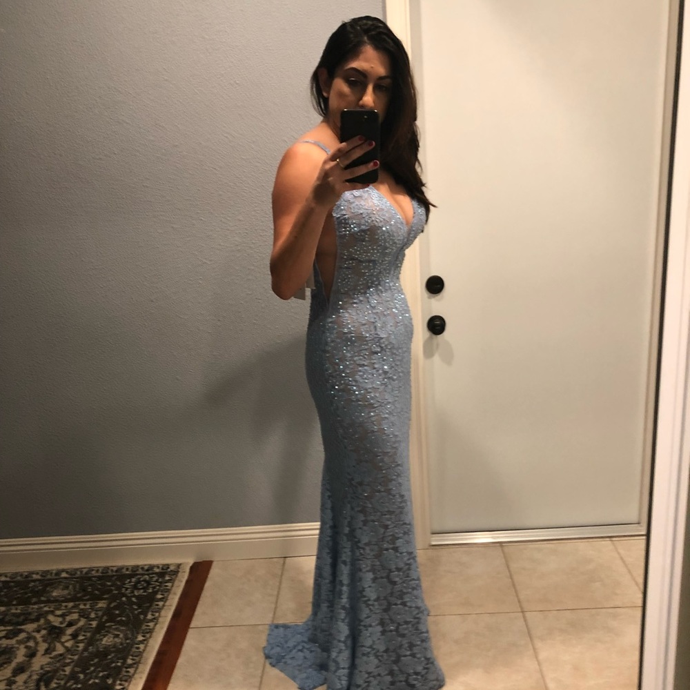 Elegant Gown. Jovani Perfect for a formal wedding or event.
